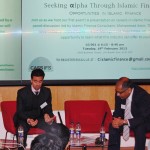 Left: Harris Irfan - Director at European Islamic Investment Bank. Right: Mohammed Amin - Writer and Speaker on Islamic finance
